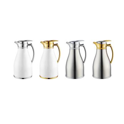 China Niceone Hot and Cold Glass Lined Custom Thermos Flask 1 Liter Color Stainless Steel Airpot for sale