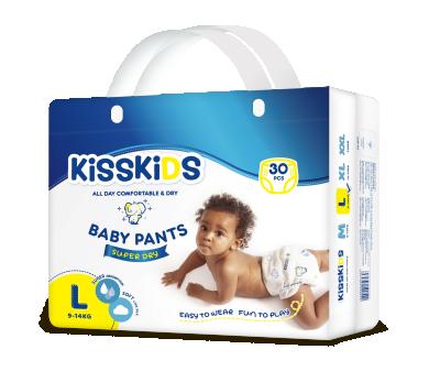 China Wholesale Printed Kisskids Rate Organic Super Disposable Baby Care Soft Diapers for sale