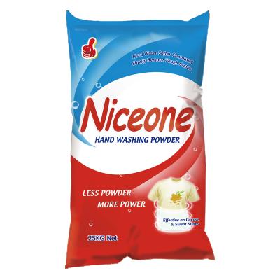 China Niceone Disposable Customized Large Bag Comfort Soft Non Bio Hand Snow White Washing Powder for sale