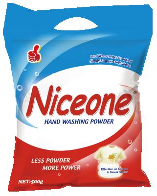 China Disposable Super Fast Clean Clothes Washing Powder Niceone High Quality Names for sale