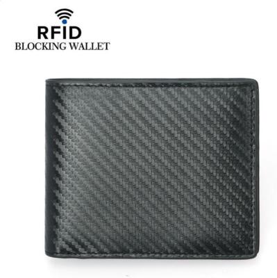 China RFID Blocking Business Wallet Zipper Coin Purse Mens Anti Theft Dollar Wallet High Quality Soft Leather Stand Credit Card Holder Wallet for sale