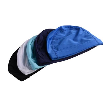 China Pure Wholesale Waterproof Lycra Swimming Cap Color Water Sports Outdoor Swimming Cap for sale