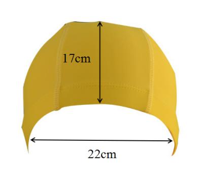 China Wide Brim Comfortable Wide Brim Lycra Swimming Junior Adult Cap for sale