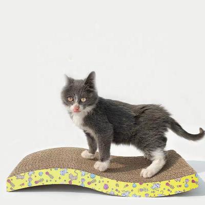 China Viable Wholesale Interactive Pet Toy Corrugated Paper Cat Scratch Protection for sale