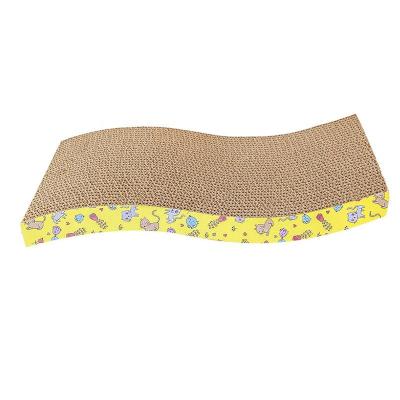 China Cardboard Cat Scratchers Reversible Cat Scratching Sustainable Protection Lounge for sale