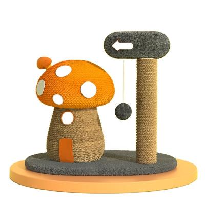 China Sustainable Wholesale Pet Toys Sisal Scratching Posts Cat Tree For Indoor Cats for sale