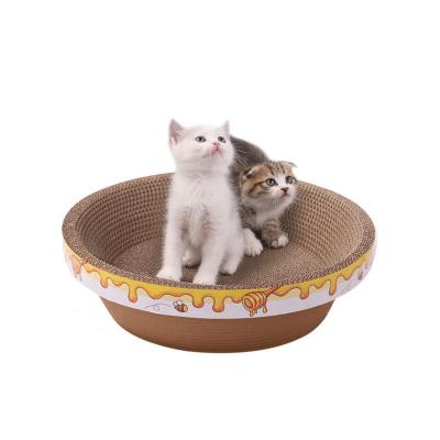 China Sustainable Catnip Toys Scratcher Cardboard Suitable For Cats Rest for sale