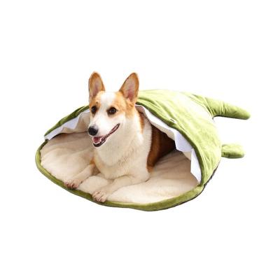 China Travel Cat Bed Pad Pet Dog Mat Plush Warm Nest Dog Sleeping Bag for sale