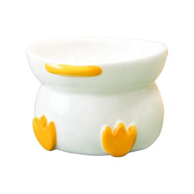 China Durable and Non-slip Outdoor Wholesale Ducky Duck Indoor Pet Feeder Bowl for sale