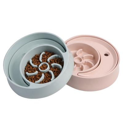 China Dog Bowl Slow Food Bowl Sustainable Feeding And Drinking Dual Purpose Pet Water Bowl for sale