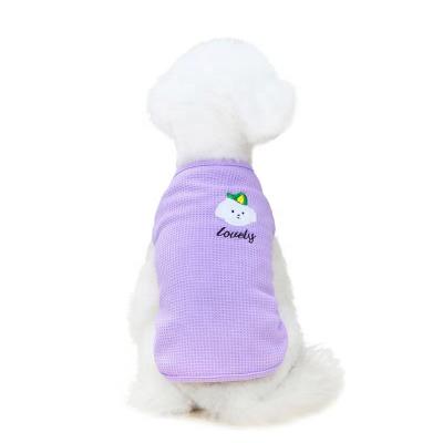 China Sustainable Wholesale Dog Clothes Pet Summer Clothes For Cats And Dogs for sale