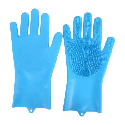 China Viable Wholesale Pet Bath Massager Brush Pet Grooming Glove for sale