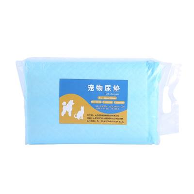 China Stocked Dog Pad Training Disposable Diapers Water-absorbing Pet Pad for sale