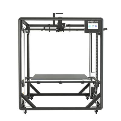 China Large direct build volume 600*600*600mm impresora 3d extruder X5SA-600 high precision metal rails 3d printer for sale