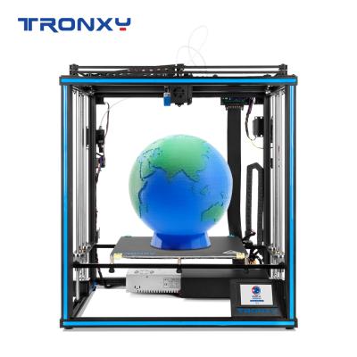 China Dual Extruder Dual Extruder Filament Sensor 330*330*400mm X5SA-2E Large Size Mix Color 3d Printer for sale