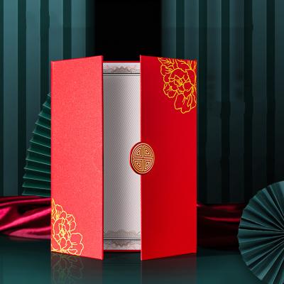 China Wholesale A4 Certificate Gold Folio Triple Folder Cash Paper Higher Education Center Graduation Diploma Holder Cover Case for sale