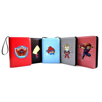 China New 2022 Hardcover Book 2022 Cards Anime TCG Comic Book Album Card Holder Game Portable Loose-leaf PU Trading Card Album Collection Folder for sale