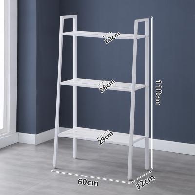 China Factory direct sales viable knocking down carbon steel trapezoidal shelf living room bedroom storage floor-to-ceiling corner rack for sale