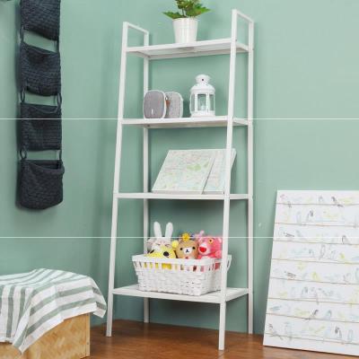 China Three-storey shelf living room home bookcase dormitory shelf single iron floor stand viable disassembly shelving for sale