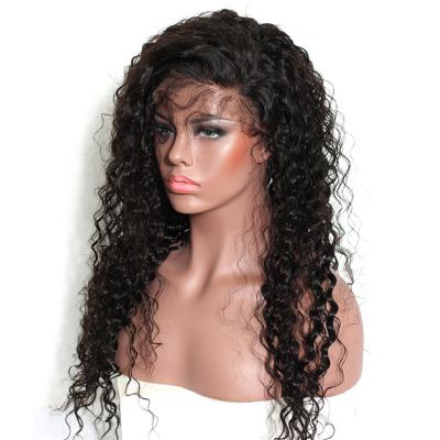 China Joyful Curly Virgin Hair Glueless Remy Jerry Curly Malaysian Hair Full Lace Wig for sale