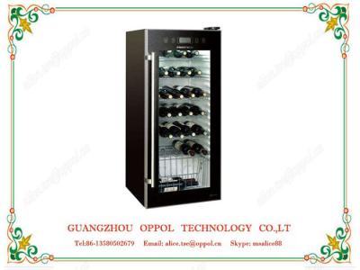 China OP-401 Wine Storage Cooler Six Layers Shelf Freezer Wine Display Fridge for sale