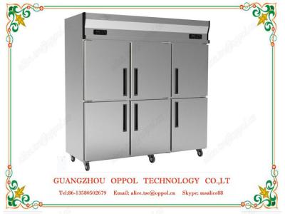 China OP-507 Temperature Exactly Control Refrigerator Stainless Steel Door Freezer for sale