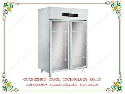 China OP-602 Hotel Glass Door Freezer Display Refrigerator Showcase Freezer for sale