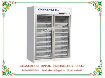 China OP-700 Hospital Single Temperature Glass Door CFC-free Medical Storage Cooler for sale