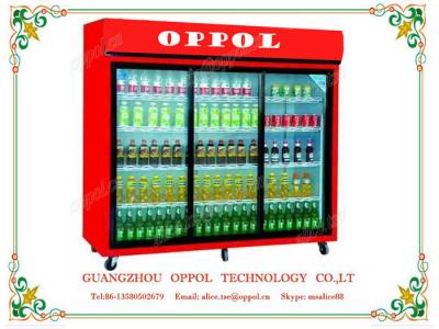 China OP-305 Large Capacity Beer Storage Cooler Supermarket Beer Display Cooled Freezer for sale