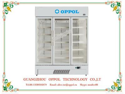 China OP-905 Adjustable Thermostat Auto Defrost Fan Cooling Upright Display Fridge for sale