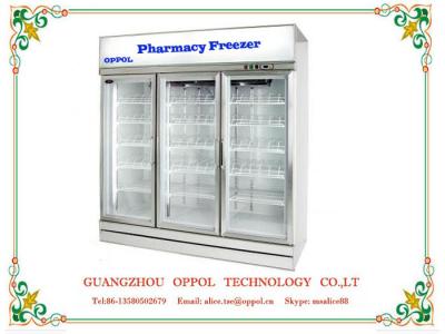 China OP-1002 OEM Available Dynamic Cooling Single-temperature Drugstore Display Freezer for sale