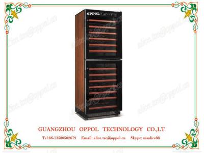 China OP-413 Interior Light Digital Touch Screen Built-in Compressor Small Wine Fridge for sale