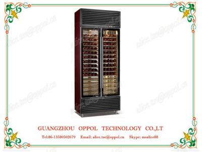 China OP-414 Microcomputer Control Multilayer Boards Auto Defrost Wine Display Showcase for sale