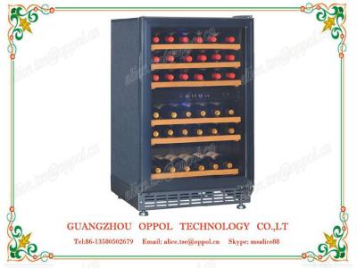 China OP-316 Small Size Red Beer Storage Single Glass Door Commercial Drink Cooler for sale