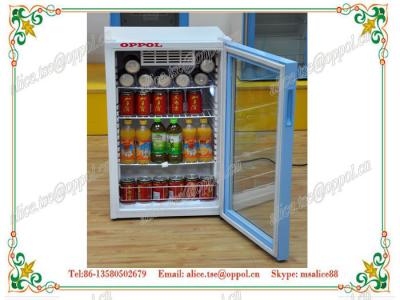 China OP-214 Four Shelves Layers Upright Glass Door Beverage Freezer ,Beverage Display Cooler for sale