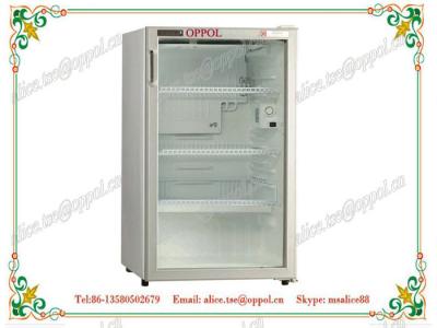 China OP-117 Customize Size Glass Door Medical Refrigerator , Ultra Low Temperature Freezer for sale