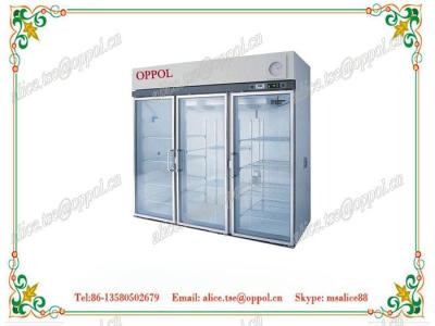 China OP-120 Triple Doors Big Capacity Medical Freezer,Ultra Low Temperature Refrigerator for sale