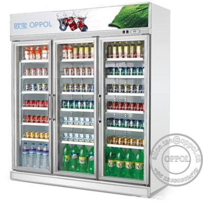 China OP-A301 Single-temperature VTA Brand Evaporator Luxury Beverage Display Cooler for sale