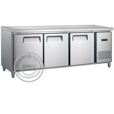 China OP-A601 CE Approved Air Cooling Kitchen Stainless Steel Chest Freezer for sale