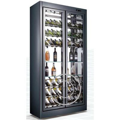 China OP-A1005 Big Capacity Two Glass Doors Electric Wine Glass Display Cooler for sale