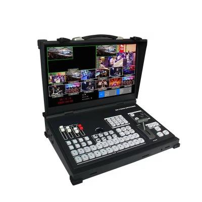 China Multifunctional Live Broadcast Multiview Studio TV Mixer 12 Channel Portable SDI Video Changer for sale