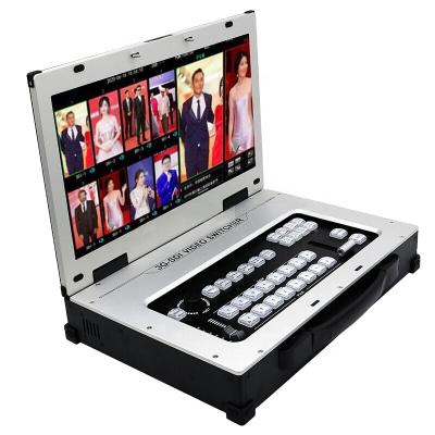 China Good Quality Church Worship 1080P 60fps Outdoor Live Live Streaming Video Changer 8 Channel Professional Mixer 43*36*18cm/8.30KG for sale