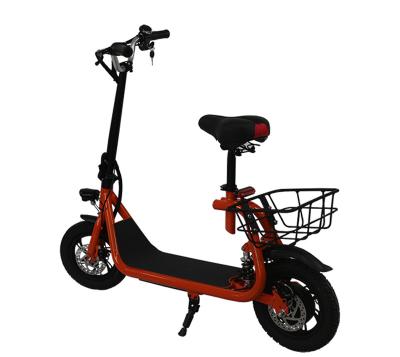 China Unisex Electric Scooters Adults Kick Scooter With Seat Scooter Disc Brake Pad Board Escooter for sale