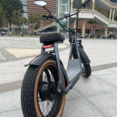 China 2023 Electric Scooter Aluminum Alloy Electric Scooters New Standing 48V Vehicle With Pedal High-speed Electric Scooter Rides 50km ebike 1000W Electric Bicycle 20AH Battery for sale