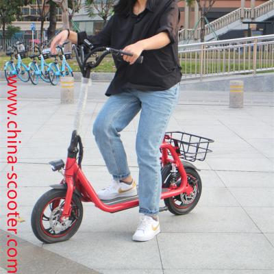 China Unisex Electric Scooter 36V 2 Wheel Lithium Battery Scooter Suitable For Adults for sale