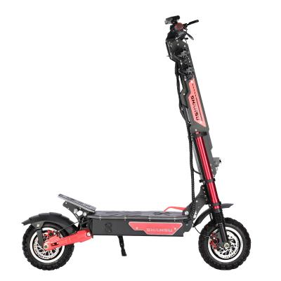 China 11 Inch Unisex Adult Electric Scooter With Seat Fat Rows 3200w 60v Off Road 85km/h for sale