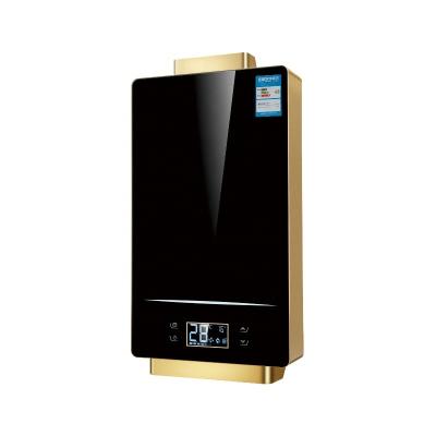 China Household 16L Panel Constant Temperature Digital Glass Gas Water Heater for sale