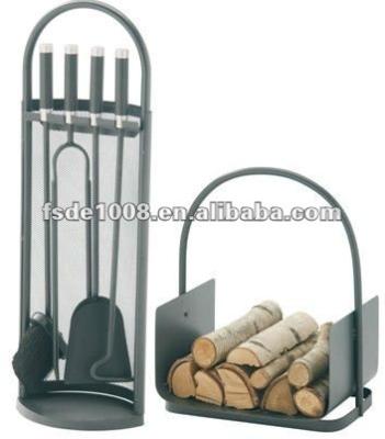 China Fireplace Tools and Log Holder FT178G for sale