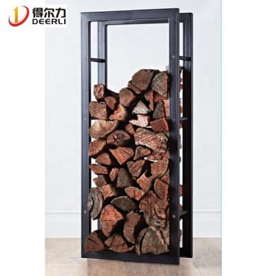 China Wooden Fireplace Log Holder Log Rack Basket FD153B for sale