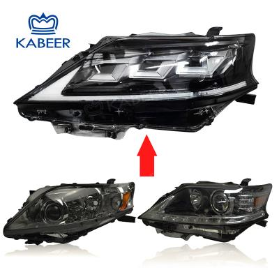 China UV Curing Coating & Fog Light Treatment Modified RX Headlight LED For 2009-2015 RX270 RX350 RX450h Upgrade Modify To Triple Beams Headlights Xenon Halogen LED Headlight for sale